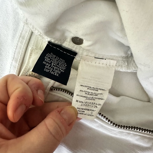 Madewell 9” High-Rise Skinny Jeans in White! 90% Cotton! - Picture 4 of 11